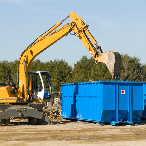 what size residential dumpster rentals are available in Burnsville